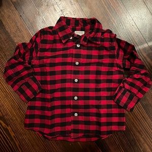Crewcuts Long Sleeve Plaid Button Up